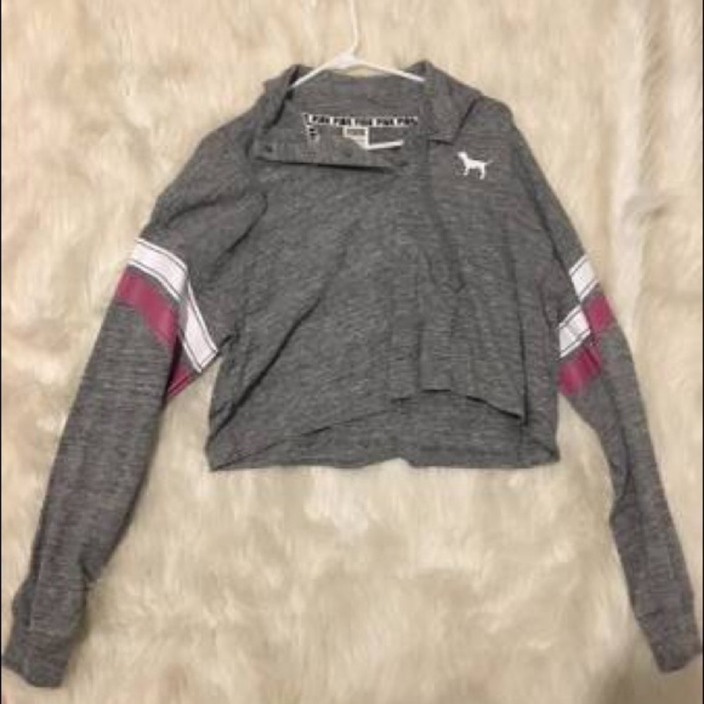 Cropped Victoria’s Secret sweatshirt